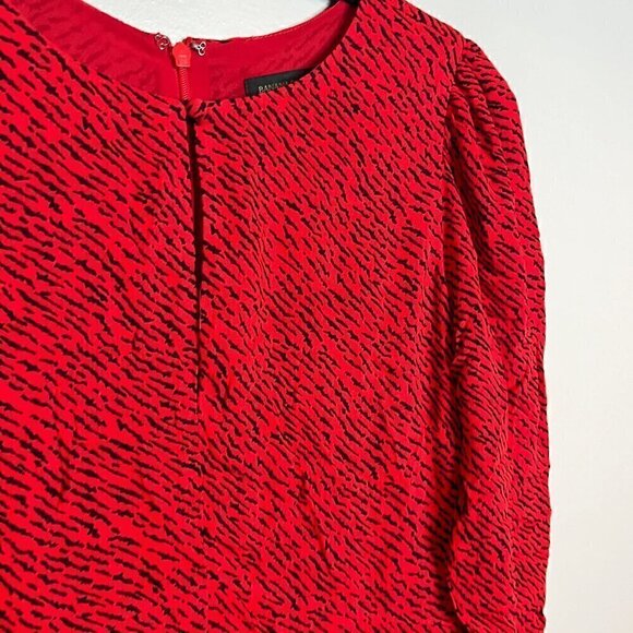 Banana Republic Keyhole Puff Sleeve Dress - Picture 3 of 6